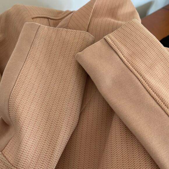 G.I.L.I Cropped Open Front Leather Jacket Pink Size 4 - Picture 13 of 14